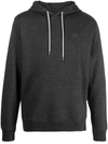 Nike Sportswear Drawstring Hoodie In Grey
