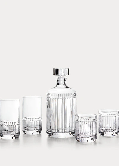 Ralph Lauren Stirling Crystal Glass Decanter In White