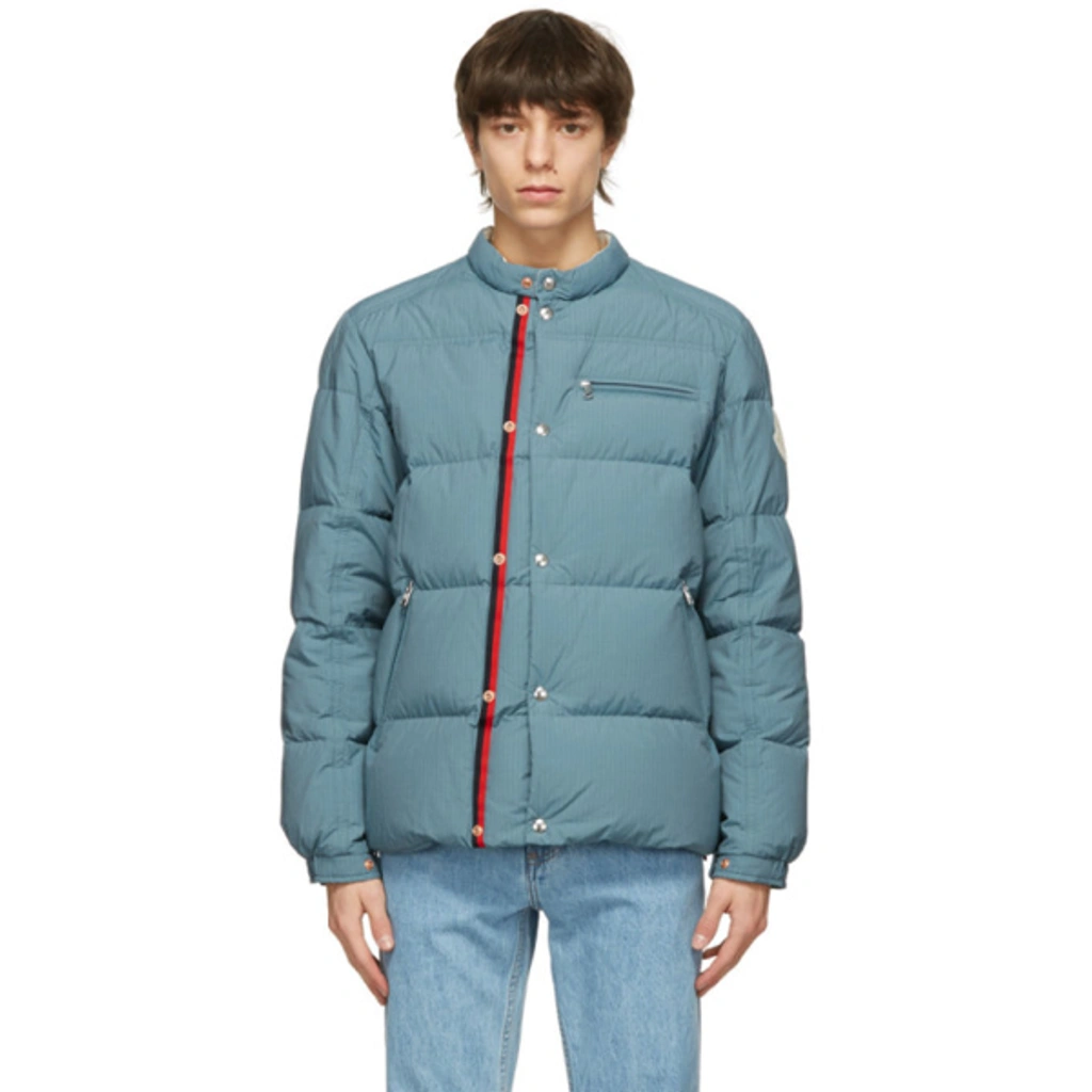 Moncler Genius 2 Moncler 1952 Blue Down Beardmore Jacket | ModeSens