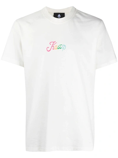Duoltd Slogan-print Cotton T-shirt In White