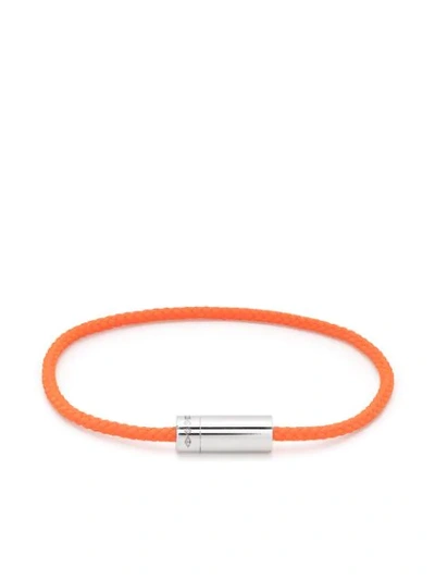 Le Gramme 5g Nato Cable Bracelet In Silver