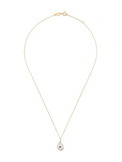 Anni Lu Cloudy Bay Baroque Pearl Necklace In Gold