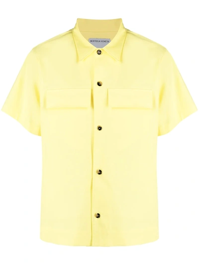 Bottega Veneta Short-sleeve Shirt In Yellow