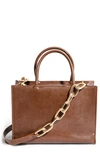 House Of Want H.o.w. We Gram Small Tote In Chocolate Lizard