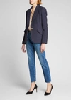 L Agence Women's Chamberlain Single-button Blazer In Navy