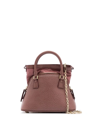 Maison Margiela Pink 5ac Mini Leather Cross Body Bag