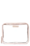 Hudson + Bleecker Away Clear Cosmetics Case In Grotta