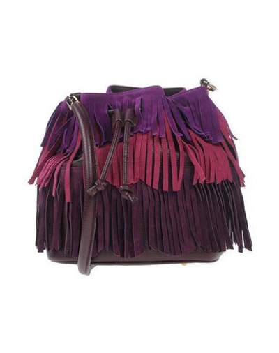 Sara Battaglia Handbags In Purple
