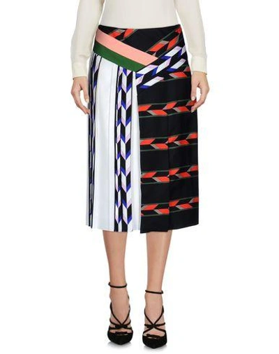 Emilio Pucci 3/4 Length Skirts In Black