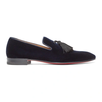 Christian Louboutin "officialito" Loafers In Bl1u Navy