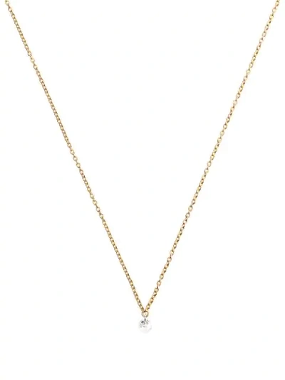 The Alkemistry 18kt Yellow Gold Drilled Diamond Necklace