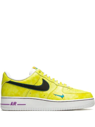Nike Air Force 1 '07 Lv8 3 "peace, Love And Basketball" Sneakers In Yellow
