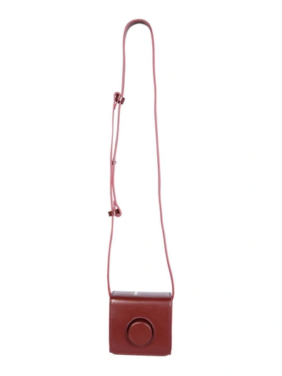 Lemaire Mini Room Bag Unisex In Red