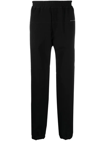 Alyx Zip Cuff Logo Trackpants In Black