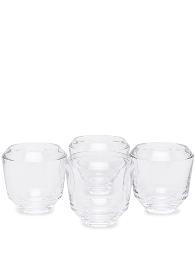 Ann Deumelemeester X Serax Leadfree Crystal Glass Set In White