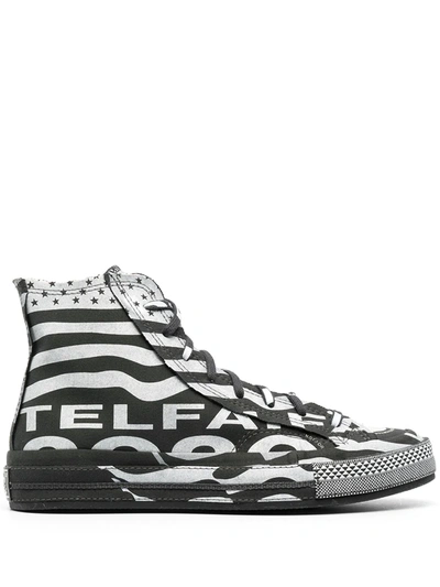 Telfar Black & White Converse Edition Chuck 70 High Trainers