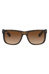 Ray Ban Justin 54mm Polarized Sunglasses In Matte Havana