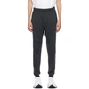 Nike Grey Yoga Dri-fit Lounge Pants In Black