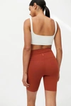 Nike Yoga Luxe Women's Shorts In Dark Orange