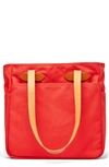 Filson Rugged Twill Tote Bag In Mack Red