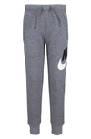 Nike Kids' Club Logo Joggers In Carbon Heather