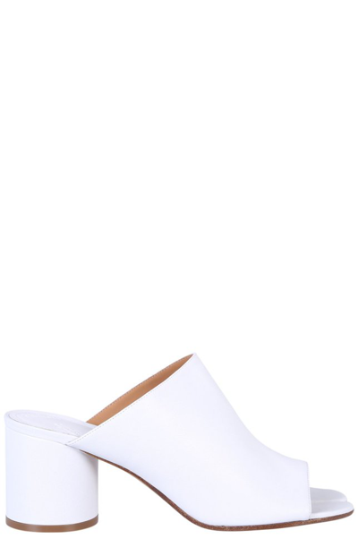 Maison Margiela Tabi Crinkled 75mm Sandals In White