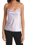 Cami Nyc Busy Silk Camisole In Pale Lilac
