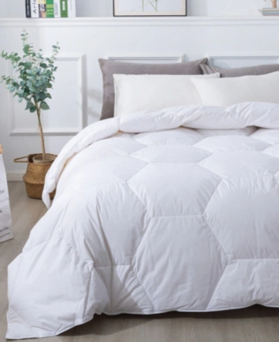 St. James Home Honeycomb Down Alternative Comforter, Twin In Glacier Gray