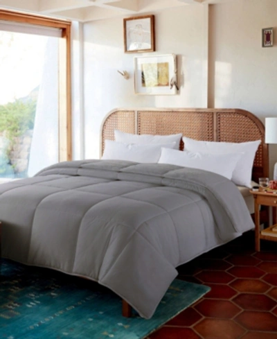 St. James Home Cozy Down Reversible Comforter, Full/queen In Glacier Gray