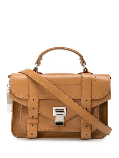 Proenza Schouler Lux Ps1 Tiny Shoulder Bag In Camel