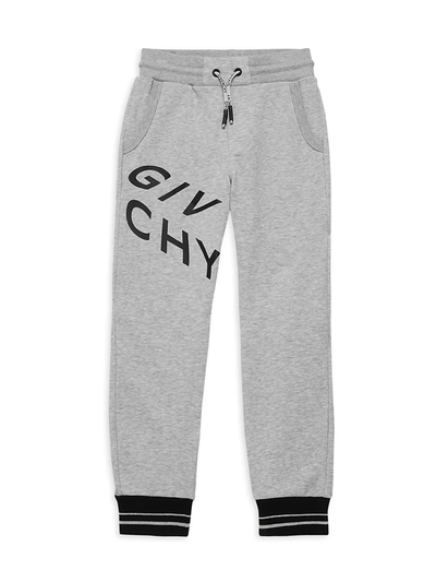 Givenchy Kids' Little Boy's & Boy's Logo Sweatpants In Grey