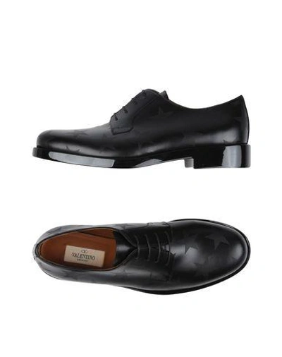 Valentino Garavani Lace-up Shoes In Black