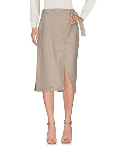 Altuzarra 3/4 Length Skirt In Beige