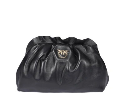 Pinko Mini Chain Clutch In Black