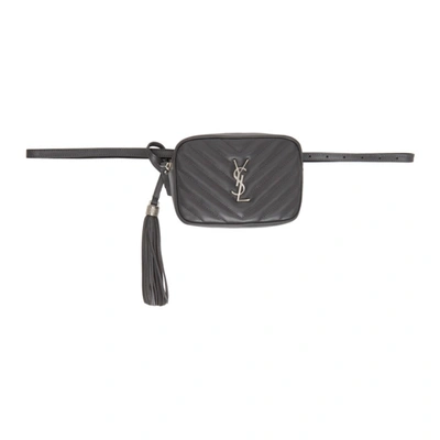 Saint Laurent Grey Lou Belt Bag In 1112 Storm