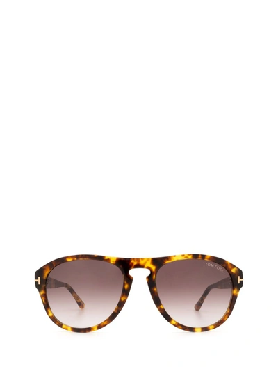 Tom Ford Women's Ft067752t Multicolor Metal Sunglasses In Brown
