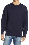 Rodd & Gunn Crewneck Sweater In Sapphire