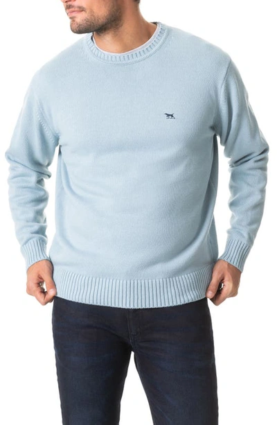 Rodd & Gunn Crewneck Sweater In Eggshell Blue