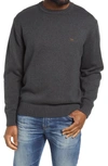 Rodd & Gunn Crewneck Sweater In Charcoal