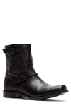 Frye Men's Smith Engineer Boots In Black Leather