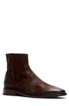 Frye Tyler Chelsea Boot In Dark Chocolate Leather