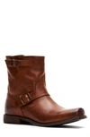 Frye Men's Smith Engineer Boots In Caramel Leather