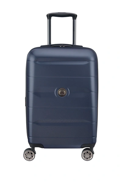 Delsey Comete 22" Expansion Carry-on Spinner Suitcase In Anthracite