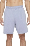 Nike Yoga Dri-fit Men's Shorts In Indigo Haze/ World Indigo