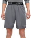 Nike Men's Dri-fit Veneer Training Shorts In Black/smoke Gray Heather/white