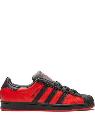 Adidas Originals Superstar Low-top Sneakers In Red