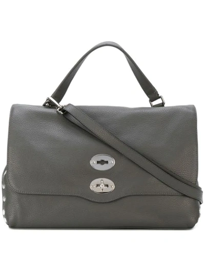 Zanellato Postina Large Tote In Grey