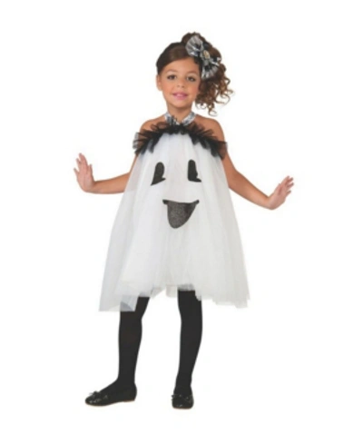 Buyseasons Kids'  Big Girls Ghost Tutu Dress Costume In White