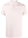 Saint Laurent Men's Ysl Basic Pique Polo Shirt In Pink