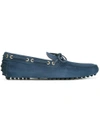 Car Shoe Classic Loafers - Blue